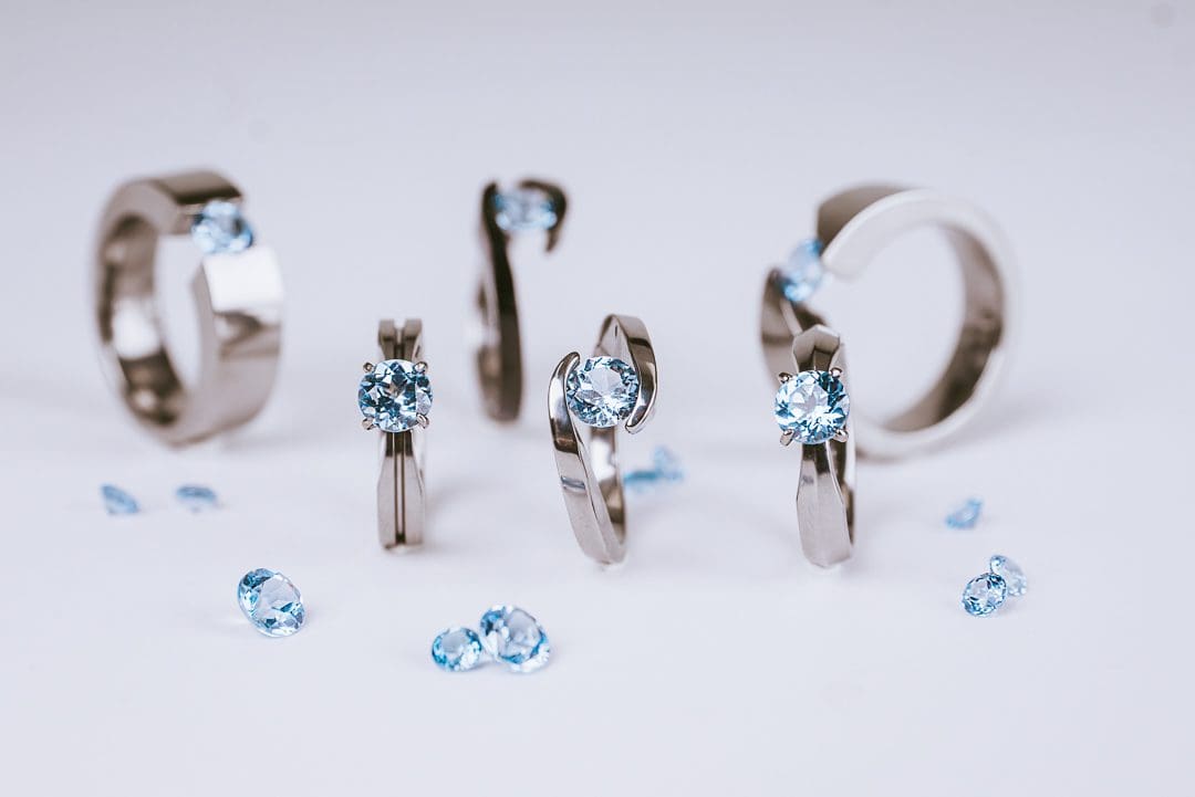 Titanium Rings product photography