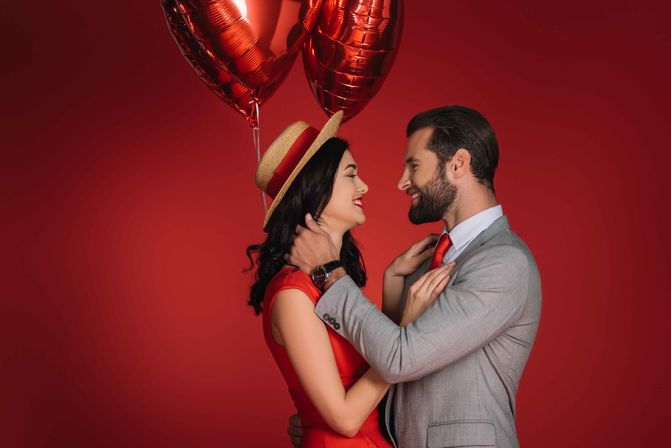 couple getting valentines day photoshoot - Kelowna photographers